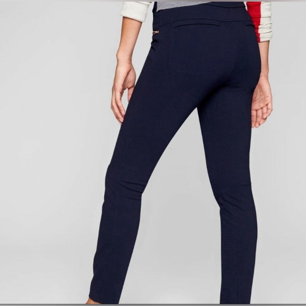 Athleta Ponte Moto Twill Skinny Pants. Size 6 - Picture 2 of 12